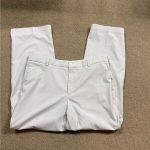 Nike Men's Gray and White Pinstriped White Dri-Fit Golf pants 36x30